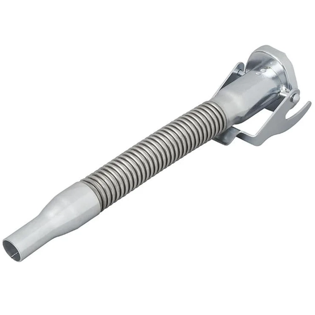 ProPlus Flexibele metalen schenktuit - 28 cm - zilver - voor militaire jerrycans