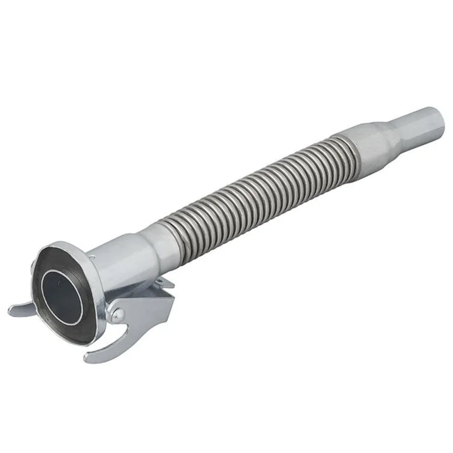 ProPlus Flexibele metalen schenktuit - 28 cm - zilver - voor militaire jerrycans