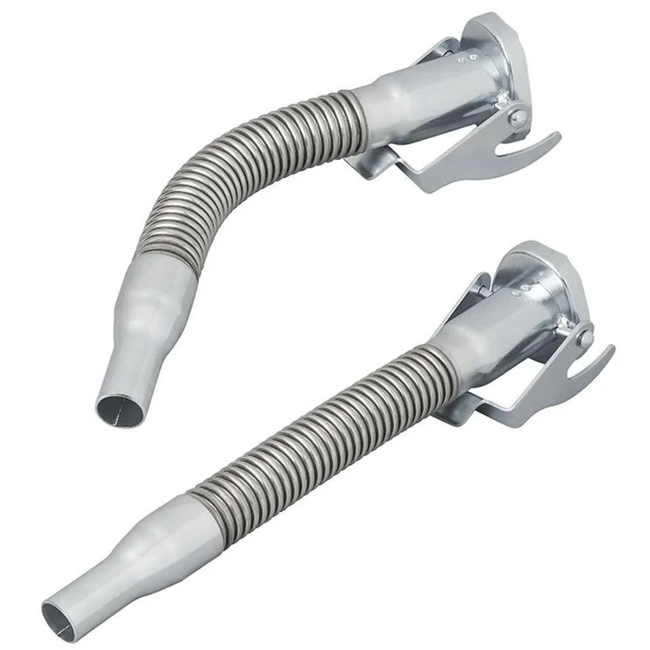 ProPlus Flexibele metalen schenktuit - 28 cm - zilver - voor militaire jerrycans