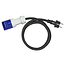 ProPlus Verloopkabel - 150 cm - Schuko naar CEE - 3 x 2,5 mm² - IP44