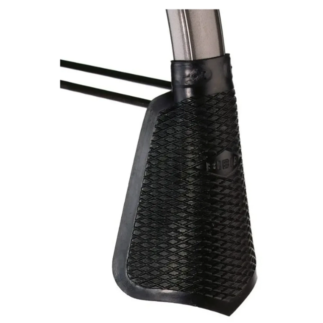 Bibia Spatlap klassiek - buigbaar rubber - zwart - 21x19 cm