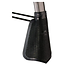 Bibia Spatlap klassiek - buigbaar rubber - zwart - 21x19 cm