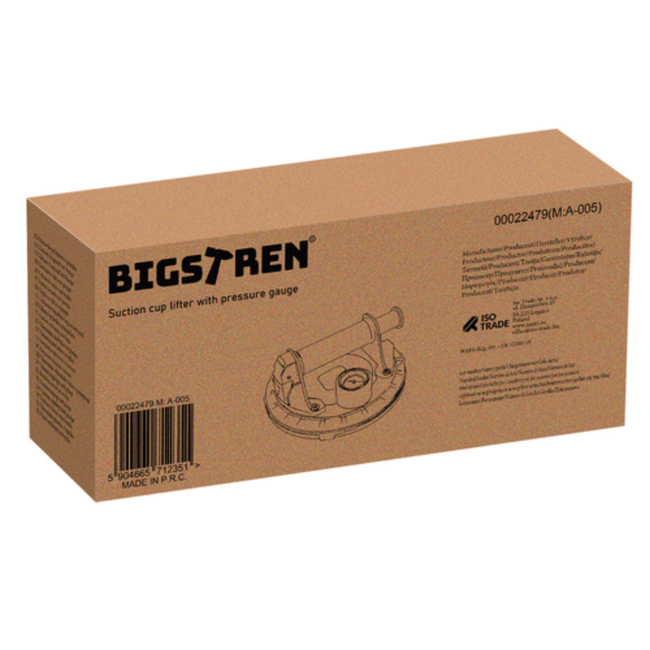 Bigstren Tegelzuignap - 20 cm met vacuümpomp - Draagkracht 200 Kg