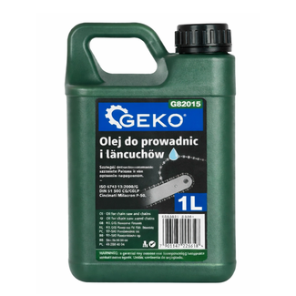 GEKO Kettingzaagolie - Smeermiddel voor Ketting en Zaagblad - 1L