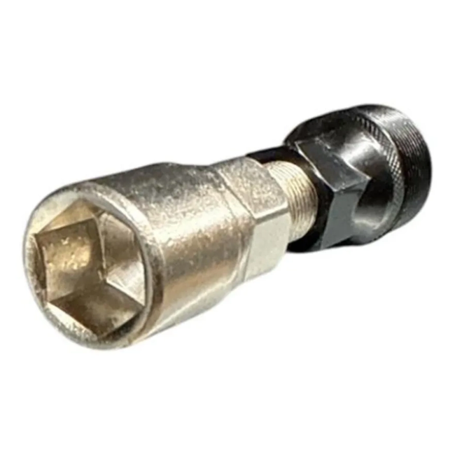 Falkx Universele cranktrekker - robuust staal - chroom afwerking - zilver/zwart