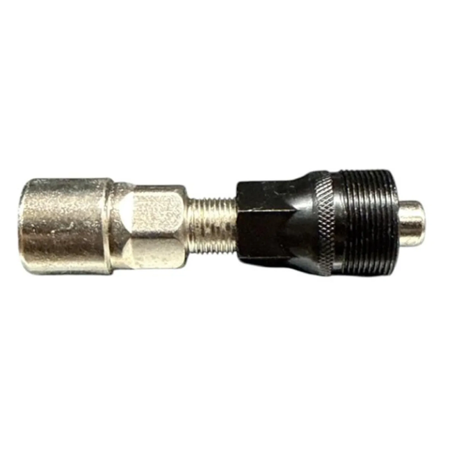 Falkx Universele cranktrekker - robuust staal - chroom afwerking - zilver/zwart