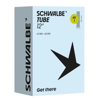 Schwalbe Binnenband 12 inch - Schrader ventiel - Duurzaam en betrouwbaar - Voor kinder- en vouwfietsen