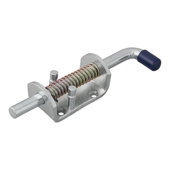 ProPlus Veergrendel staal - Ø 12 mm - 17 cm - zilver - met veer