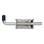 ProPlus Veergrendel staal - Ø 12 mm - 17 cm - zilver - met veer