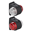 ProPlus Breedtelicht - Rood en Wit - 67 x 78 mm - Plat - Inclusief Bedrading