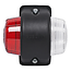 ProPlus Breedtelicht - Rood en Wit - 67 x 78 mm - Plat - Inclusief Bedrading