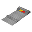 ProPlus Parkeermat - Zelfklevend en Voorgeboord - 52 x 25 x 5,5 cm - Grijs