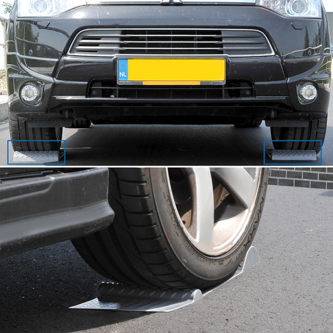 ProPlus Parkeermat - Zelfklevend en Voorgeboord - 52 x 25 x 5,5 cm - Grijs