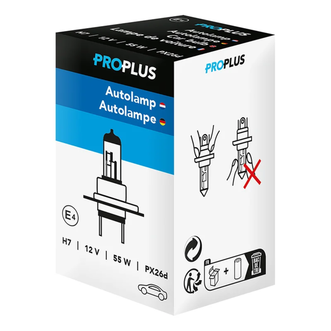 ProPlus Autolamp - 12V - 55W - PX26d - H7 - Standaarduitvoering