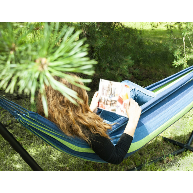 Gardlov Hangmat 200x150 cm - Stalen Frame - Tweepersoons - Weerbestendig