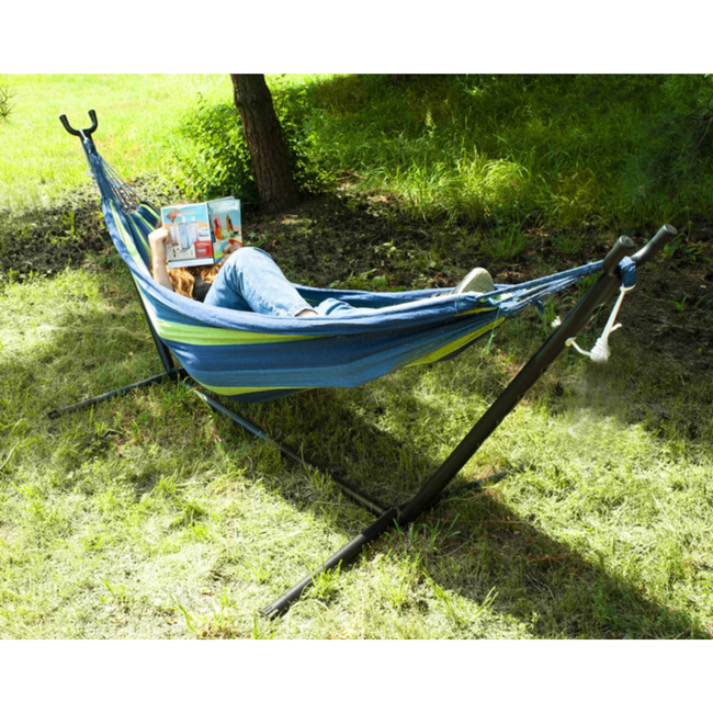 Gardlov Hangmat 200x150 cm - Stalen Frame - Tweepersoons - Weerbestendig