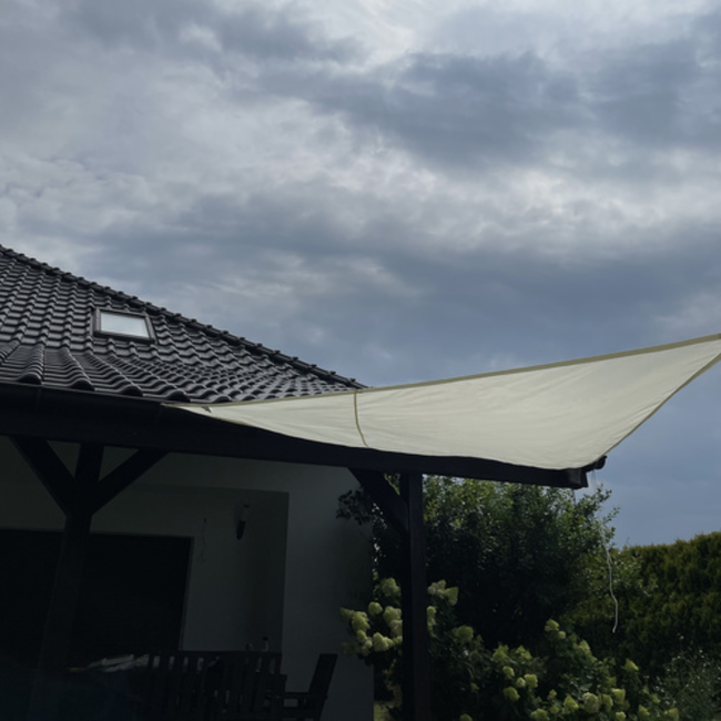Gardlov Beige Zonneschermzeil 3x3x3m - Superieure Bescherming en Stijl