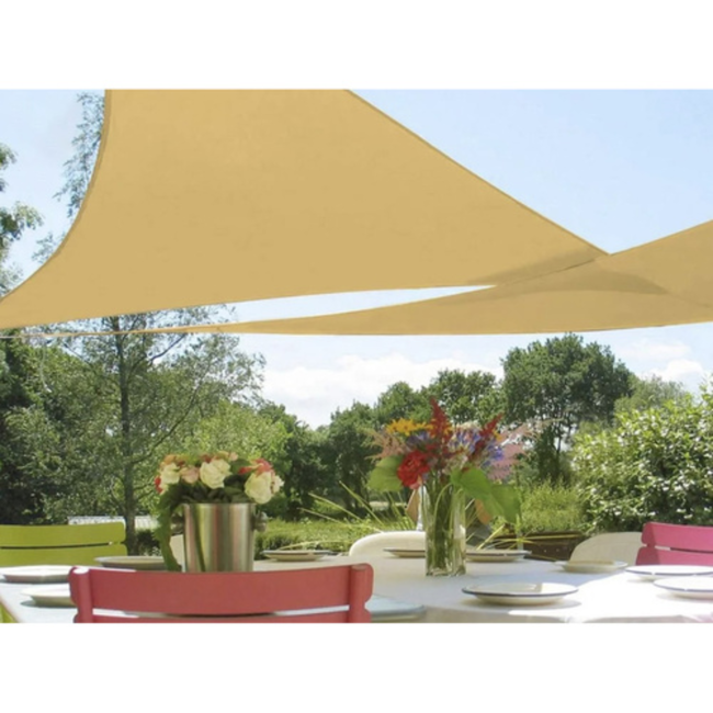 Gardlov Beige Zonneschermzeil 3x3x3m - Superieure Bescherming en Stijl