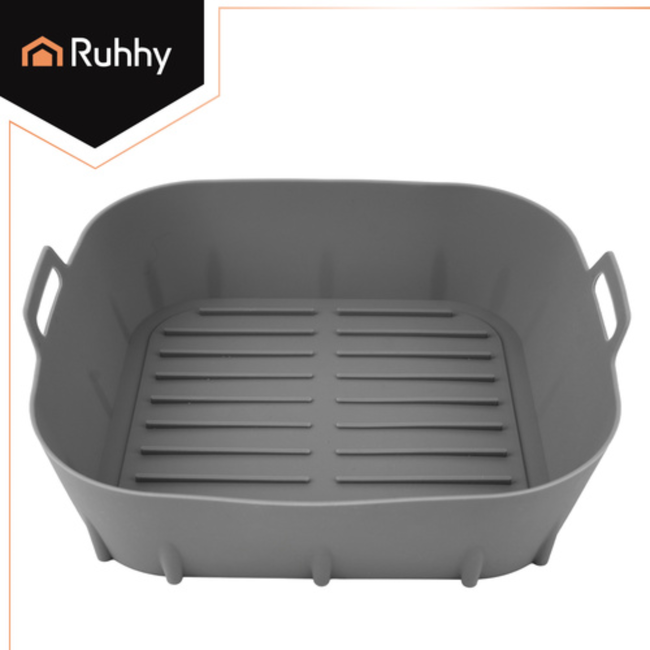 Ruhhy Siliconen inzet voor Airfryer - Rond - Herbruikbaar - Hittebestendig tot 230 graden