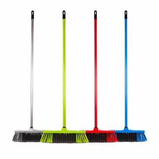 Benson Kamerveger - Zachte Borstelharen - 130 cm met Steel - Voor Gladde Binnenvloeren