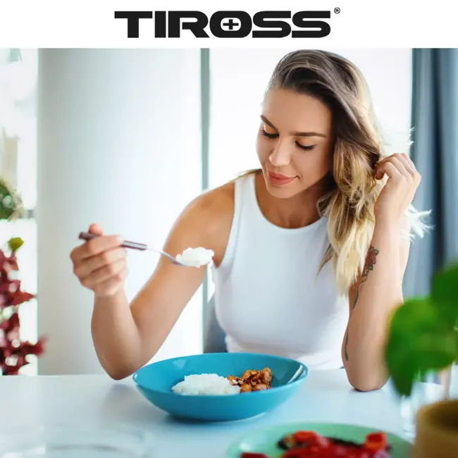 TIROSS Elektrische rijstkoker 5,5 L voor horeca en thuisgebruik met warmhoudfunctie