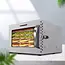 TIROSS RVS voedseldroger 400 W met LED display, timer tot 24 uur en instelbare temperatuur van 30 °C tot 90 °C