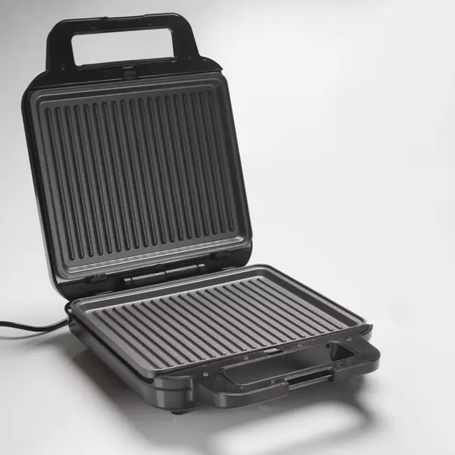 TIROSS 3-in-1 contactgrill 1200 W met verwisselbare platen, antiaanbaklaag en automatische temperatuurregeling voor veelzijdig koken