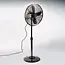 TIROSS Krachtige metalen staande ventilator 40 cm met verstelbare hoogte, oscillatie en 3 snelheden voor optimale verkoeling