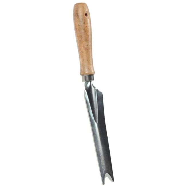 Talen Tools Onkruidsteker - Verzinkt staal - Essenhouten handvat - 25 centimeter