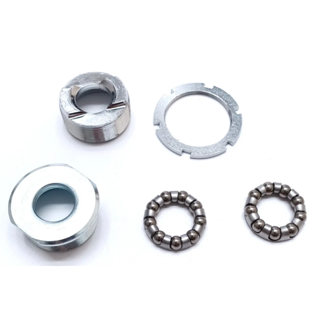 Tecora BSA trapas set - 5-delig - optimale krachtoverdracht - duurzaamheid - fietscomponenten