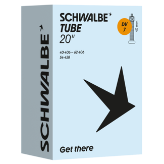 Schwalbe Binnenband 20 inch - ETRTO 40/62-406 - Dunlop ventiel 40 mm - Geschikt voor diverse fietsbanden