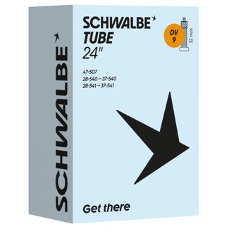 Schwalbe Binnenband 24 inch - Dunlop ventiel - ETRTO 28/47-507/541 - Zwart - 40 mm ventiellengte