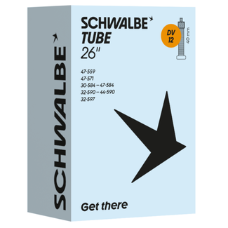 Schwalbe Binnenband 26 inch - ETRTO 32/47-559 - Dunlop ventiel - Geschikt voor stadsfietsen en e-bikes