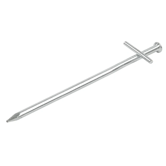 ProPlus Rotspen met dwarspen - staal - 17 cm - zilver - voor harde bodem