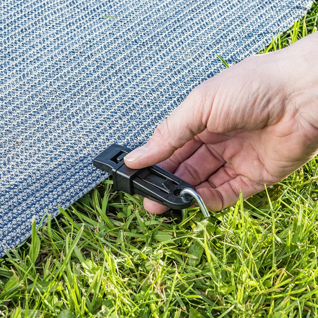 ProPlus Tenttapijtclips - Klem Model - Versterkte Grip - 83 x 32 x 21 mm - 4 stuks