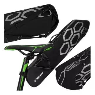 Trizand Grote fietszadeltas 12 L waterdicht met vakken en stevige bevestiging