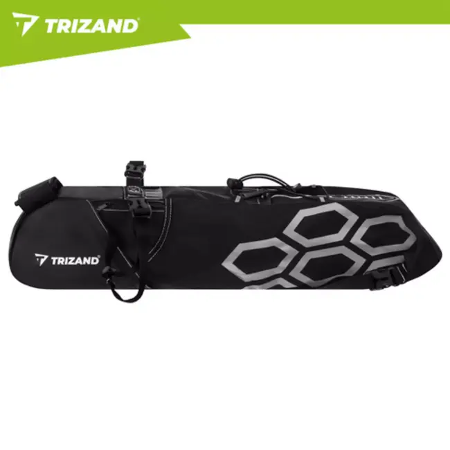 Trizand Grote fietszadeltas 12 L waterdicht met vakken en stevige bevestiging