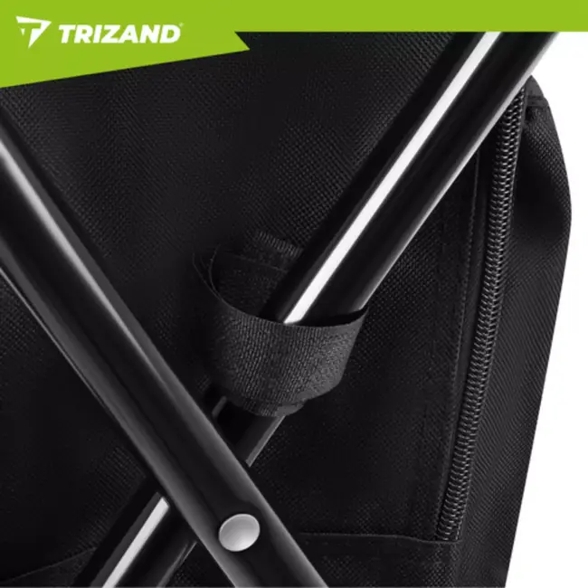 Trizand 3 in 1 Opvouwbare visstoel met koelvak en rugzak 36 x 29 x 41 cm