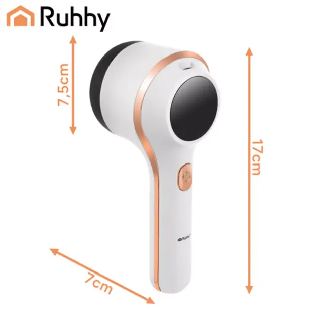 Ruhhy Oplaadbare krachtige kledingontpluizer 50 mm met 3 standen en LCD display