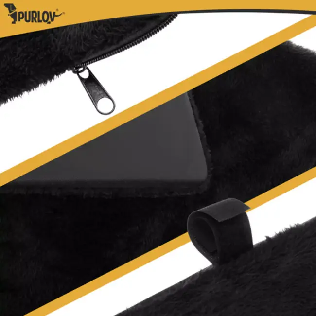 Purlov Gele opvouwbare transporttas voor hond en kat 60 x 42 x 44 cm met stevige constructie