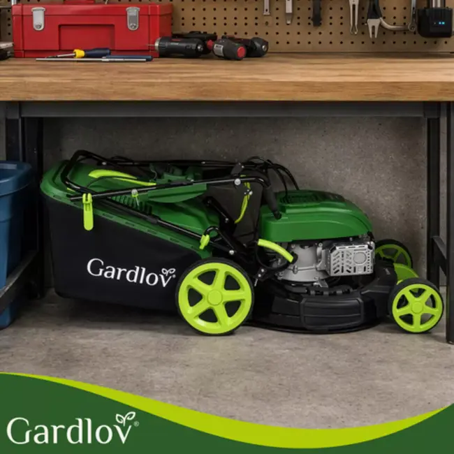 Gardlov Krachtige grasmaaier 196 cc met aandrijving en 4-in-1 functies voor gazononderhoud