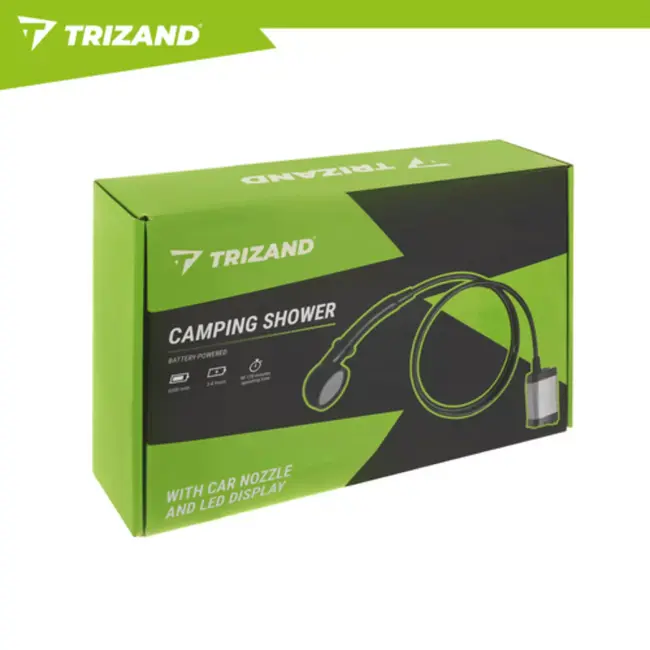 Trizand Mobiele douche met pomp 6000 mAh en 2 m slang voor kamperen en sport