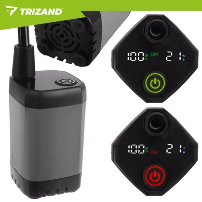 Trizand Mobiele douche met pomp 6000 mAh en 2 m slang voor kamperen en sport