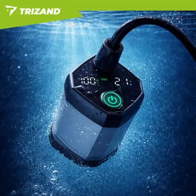 Trizand Mobiele douche met pomp 6000 mAh en 2 m slang voor kamperen en sport