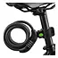 Trizand Zwart fietsslot 120 cm met cijferslot en dikke kabel 13,5 mm