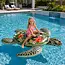 Intex opblaasbare schildpad zwemband 191 x 170 cm voor kinderen met stevige handgrepen en stabiel ontwerp voor zwembad of meer