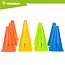 Trizand Kleurrijke trainingspionnen 23,5 cm set van 10 voor sport en oefeningen
