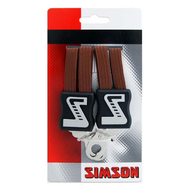 Simson Lange snelbinder - 3 binders - bruin - universele montage