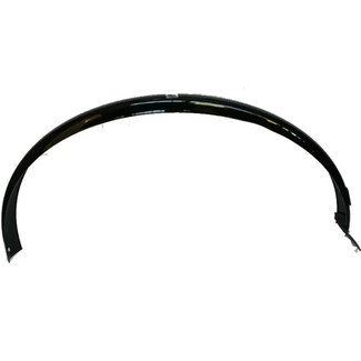 Batavus Zwart achterspatbord - 28 inch - 48 mm breed - Bescherming tegen vuil en water
