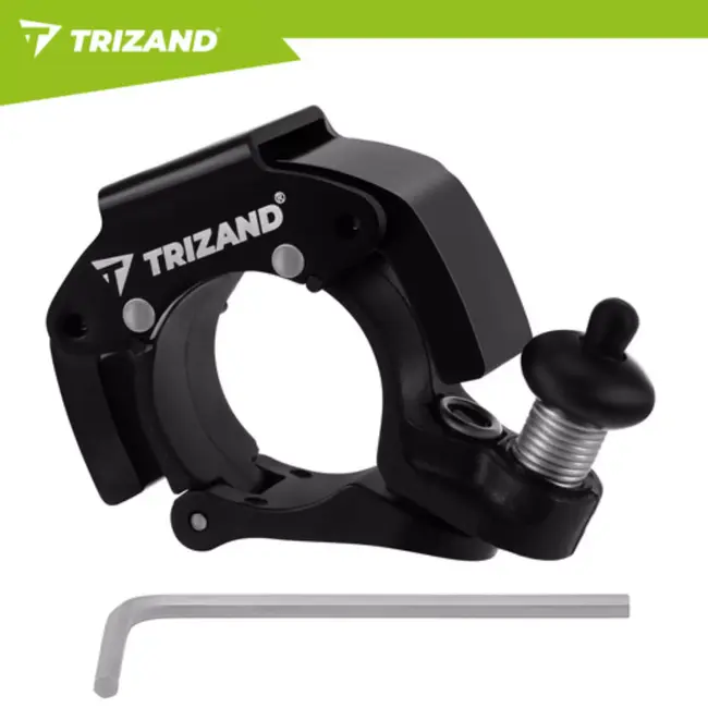 Trizand Zwarte Compacte fietsbel met krachtig geluid tot 100 dB voor veilig fietsen